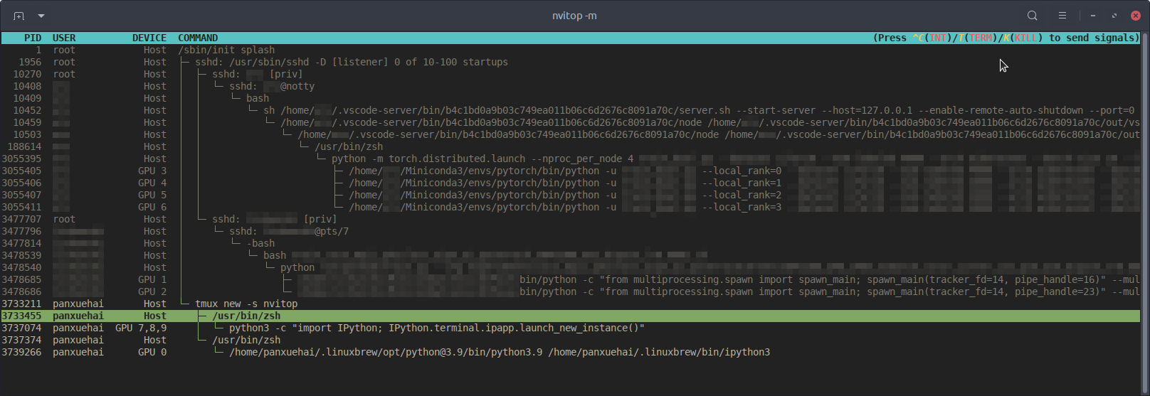 GPU usage monitoring (CUDA)