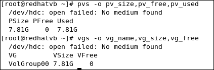 vgs & pvs