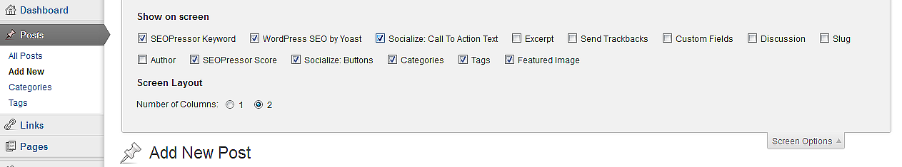 How to Remove Certain Screen Options and Meta Boxes from add/edit post type?