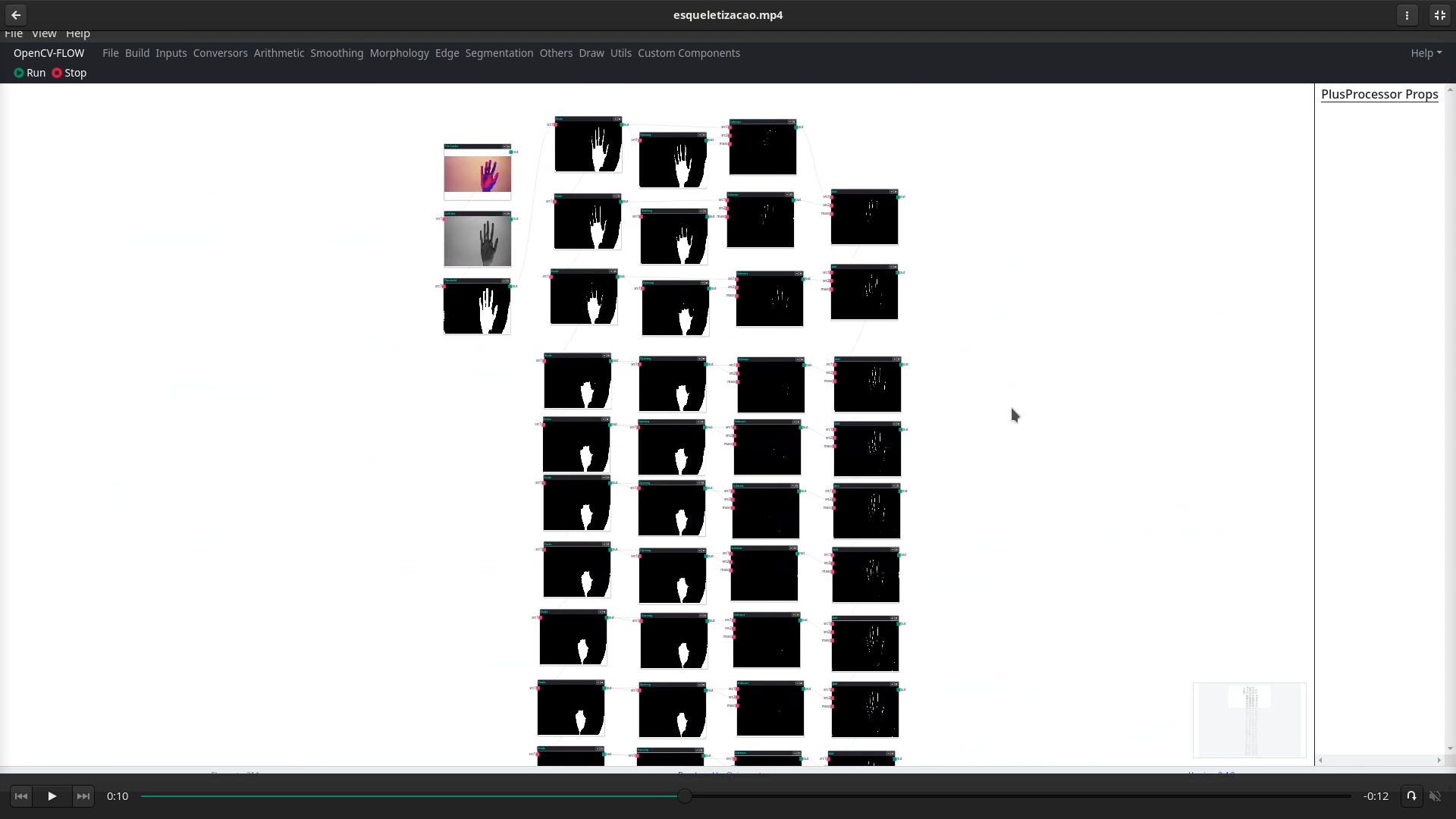 is there any build-in function can do skeletonization in openCV?