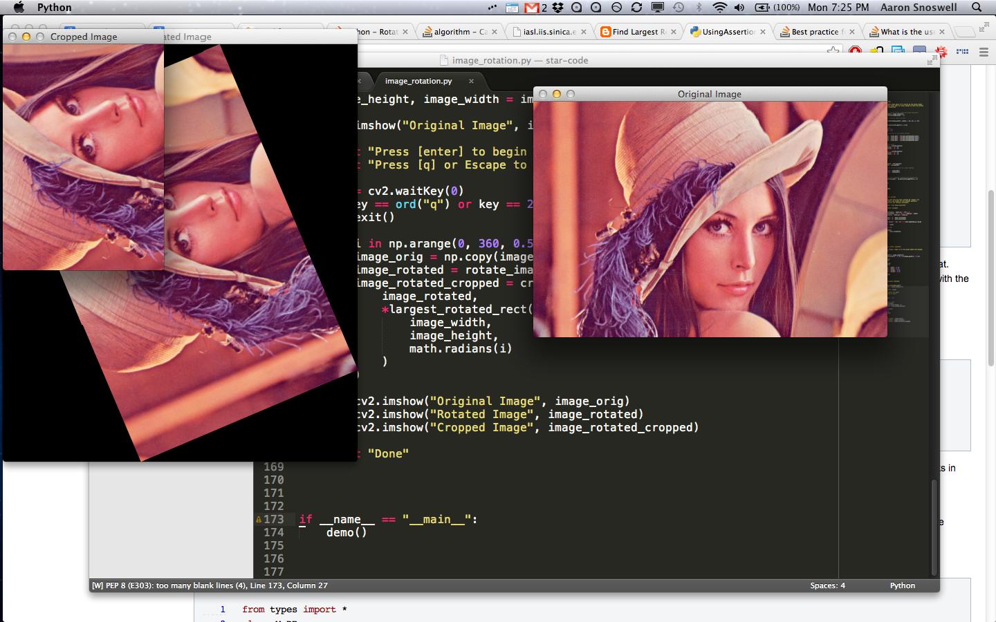 Image Rotation Demo