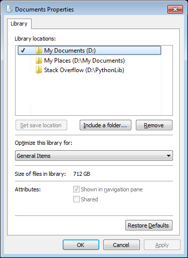Finding the user's "My Documents" path