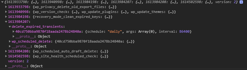 901ap Do WordPress' cron's clean up expired transients?