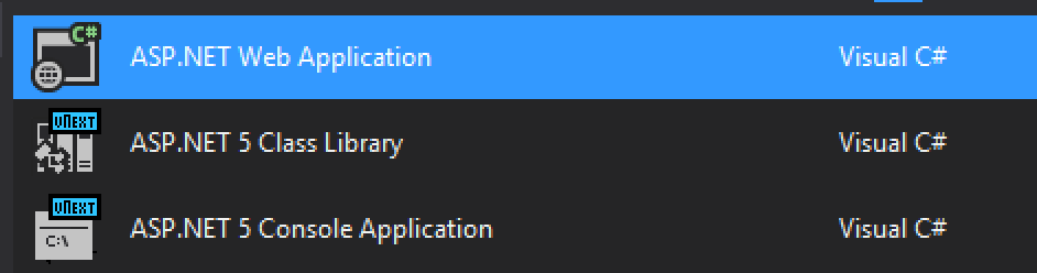 Web template options
