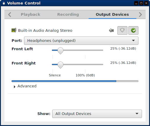 aqdwh Volume Control, immediately after boot
