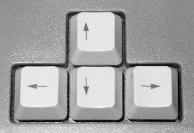 arrow keys