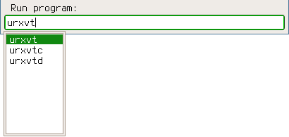 Which run dialog