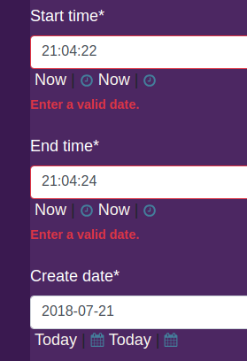 Here is a screenshot of the Form