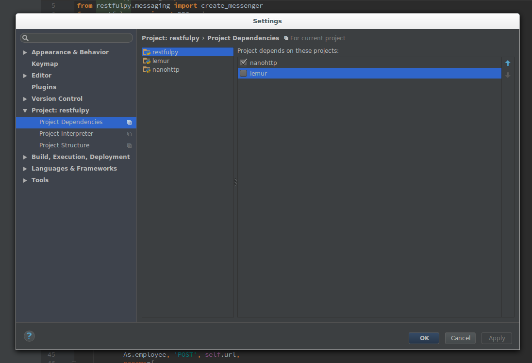 pycharm prefrence
