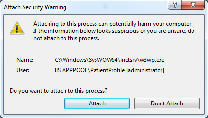security warning