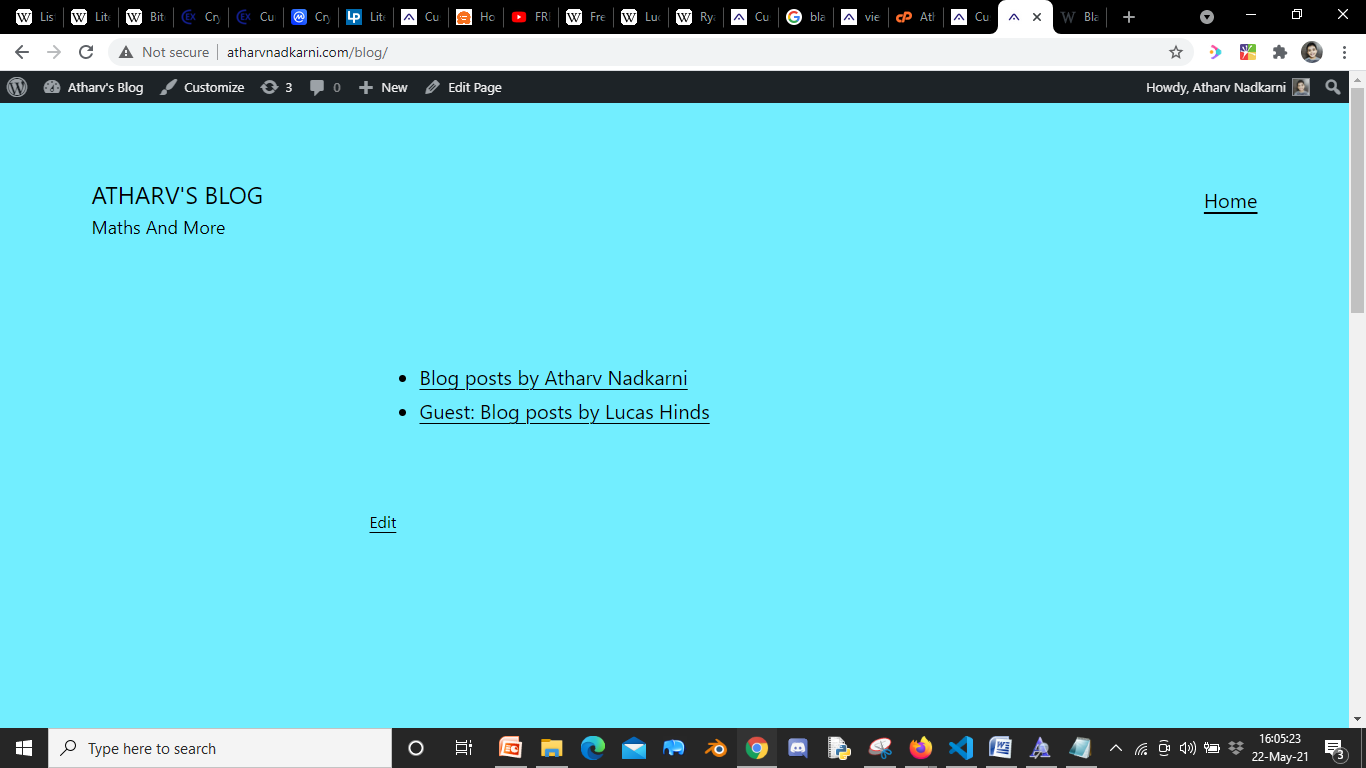 cx3r2 Blank Blog Screen
