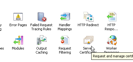 IIS certificates