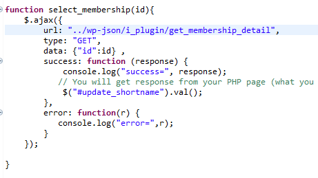 empqt GET request return value as error instead of success