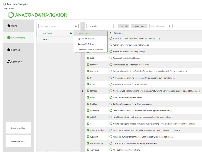 pip install anaconda