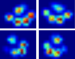 Peak detection in a 2D array
