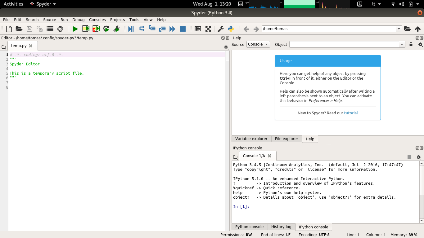 gowdd How to run Spyder in virtual environment?