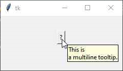 iburb How do I display tooltips in Tkinter?