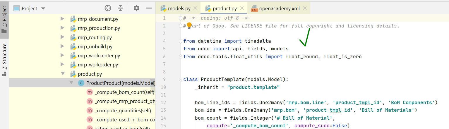 jepjc PyCharm shows unresolved references error for valid code