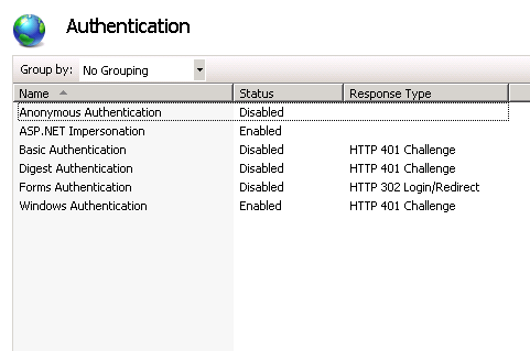 Passthrough (impersonation) authentication with ASP.NET and TFS api