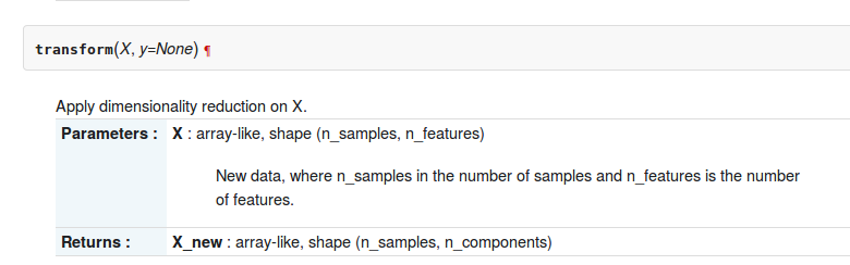 what is the difference between 'transform' and 'fit_transform' in sklearn