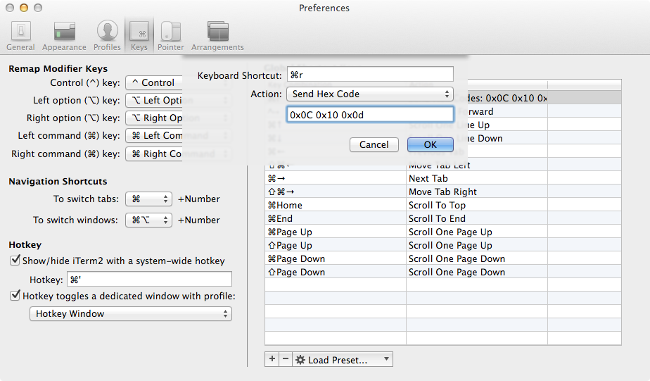 pga3n iterm 2 key preferences