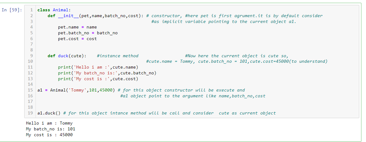 Python 'self' keyword