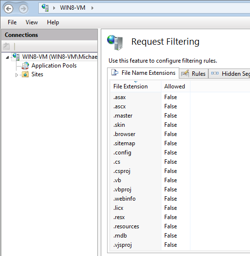 Filter requests