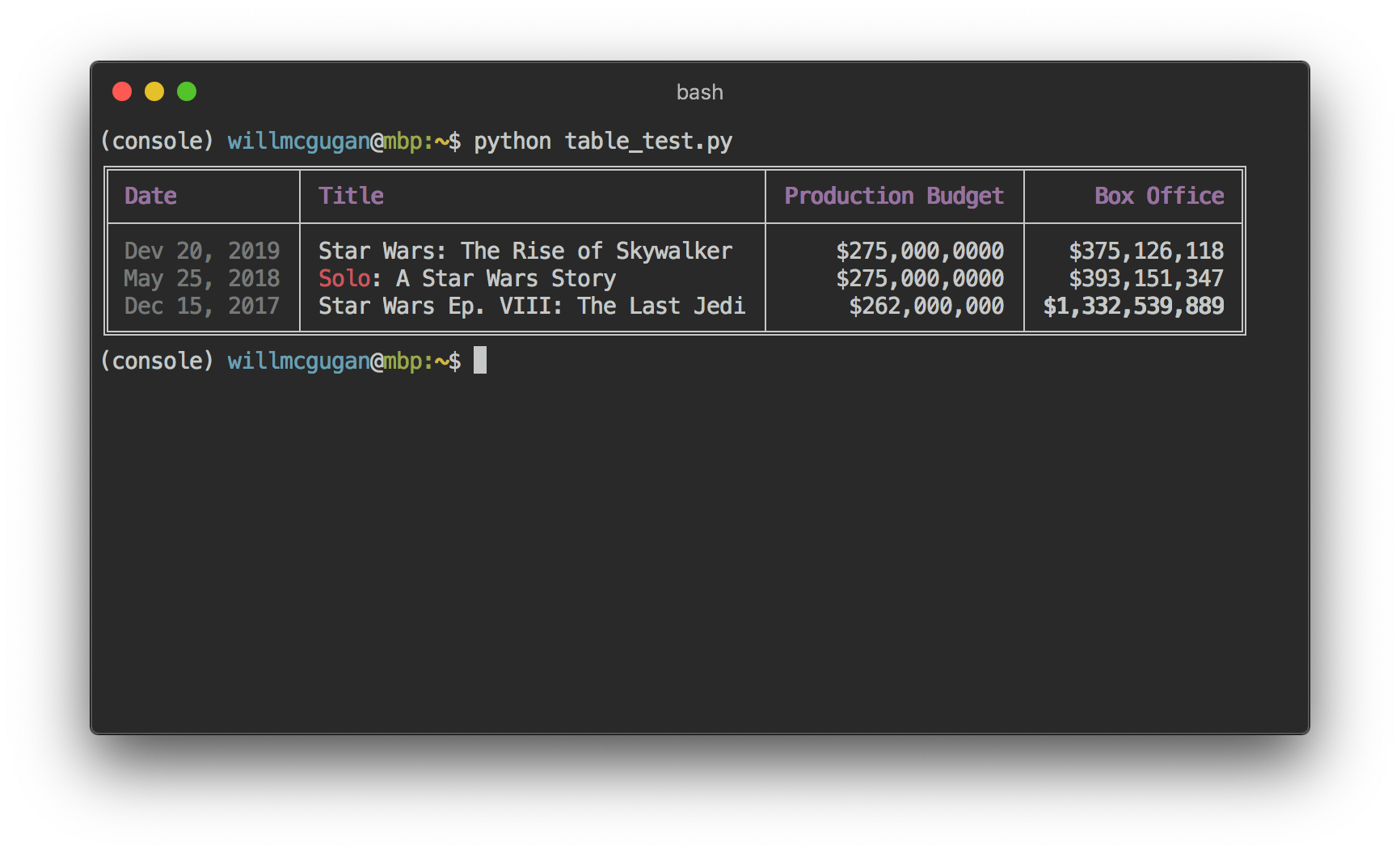 s7iof Printing Lists as Tabular Data