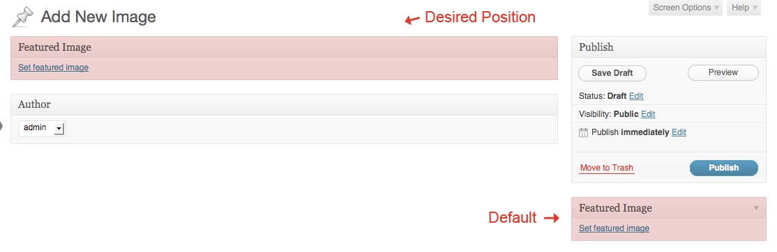 Meta Box Positioning Example