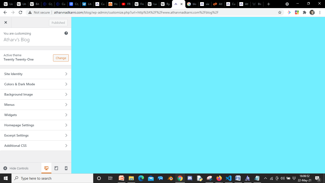 tuudu Blank Blog Screen