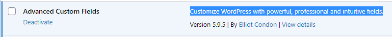 undmy Change plugin descriptions