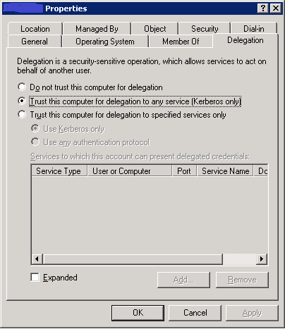 Passthrough (impersonation) authentication with ASP.NET and TFS api