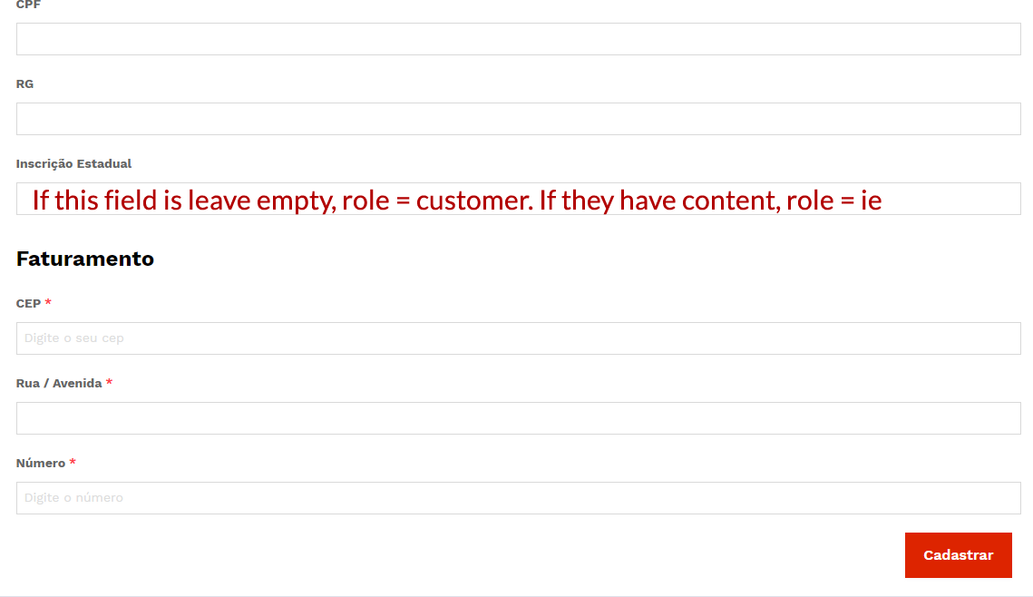 whtam Assign user role by text field in WordPress (Woocommerce)