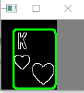 Contour of a single card