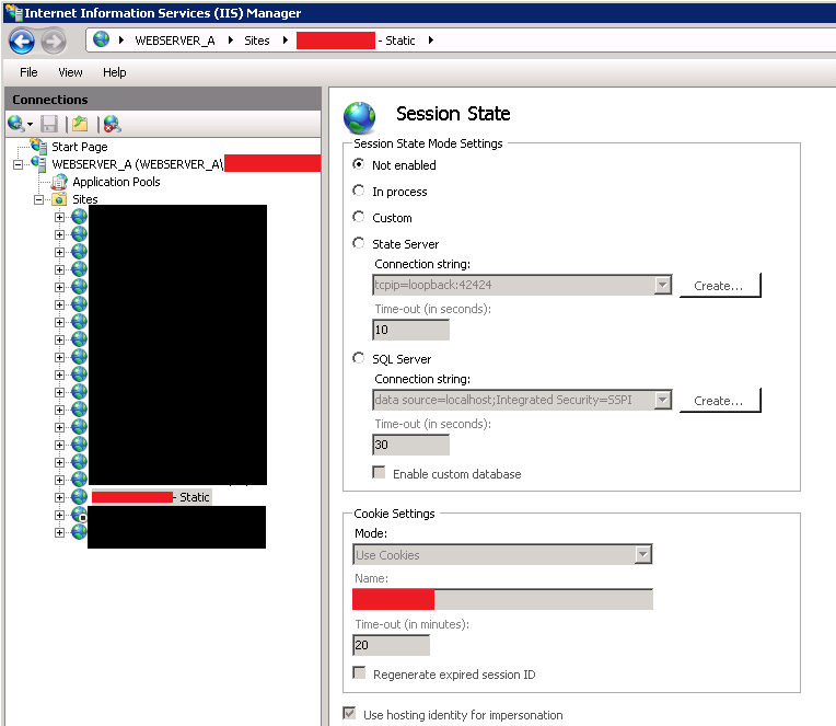How to respect "Serve static content from a cookieless domain" page speed rule in IIS6?