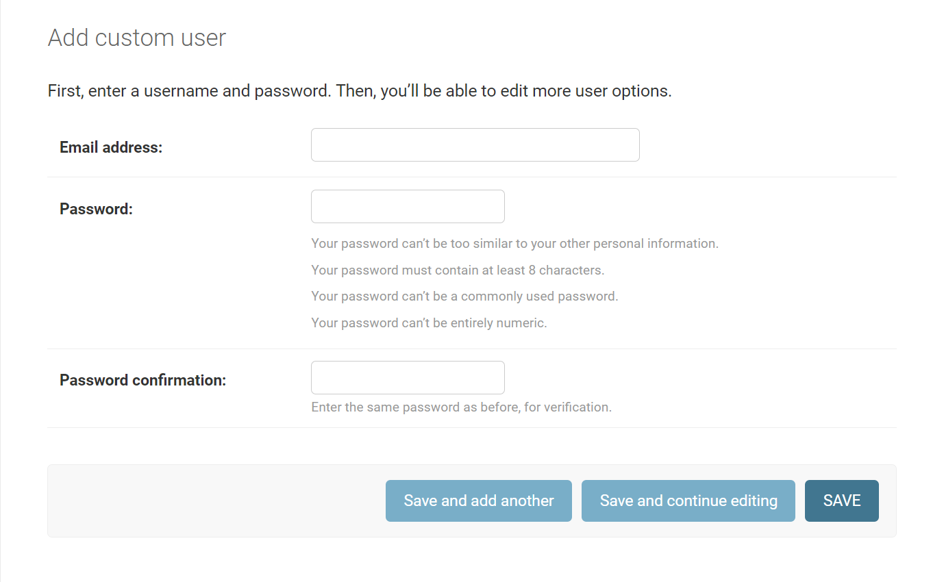 znlto Django - Login with Email