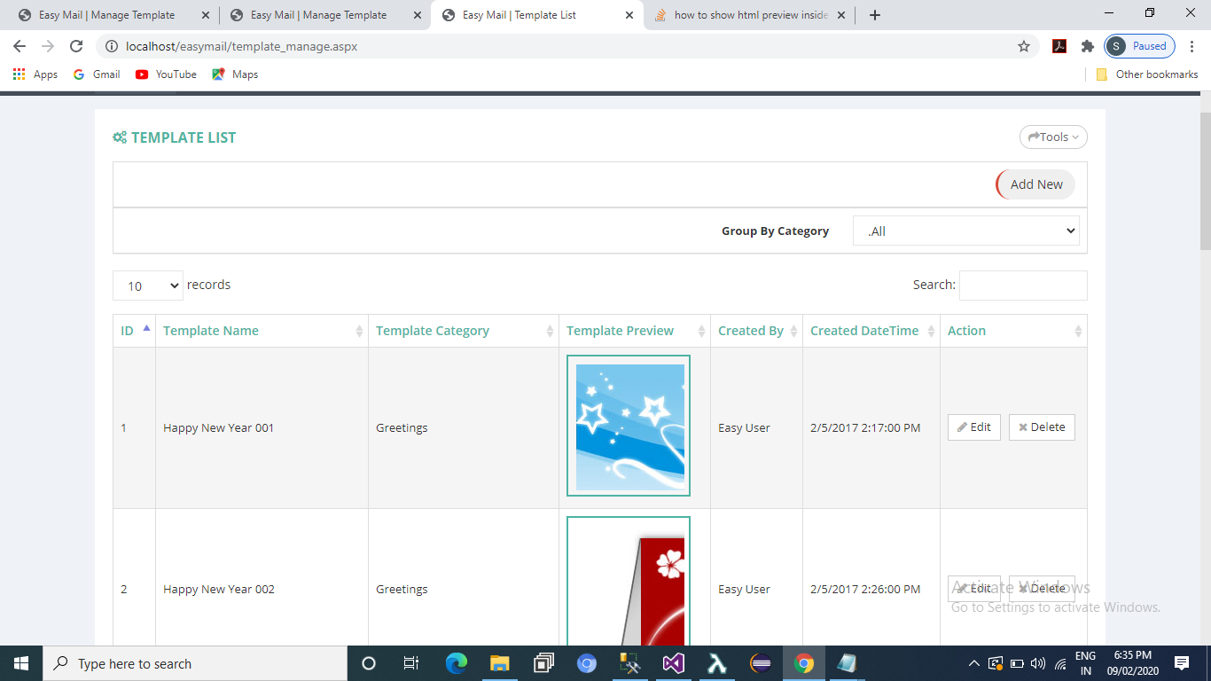 5txtb how to show html preview inside grid view with asp.net 4.0