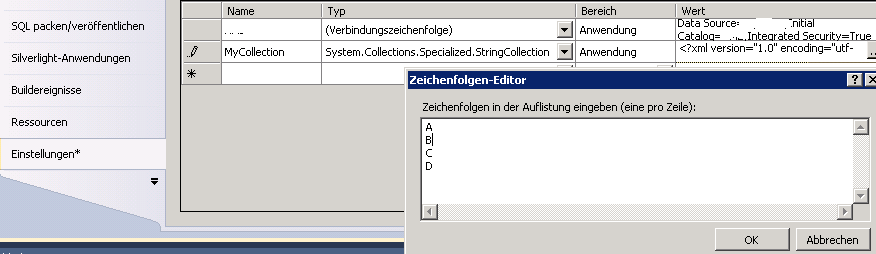 80ch1 Store String Array In appSettings?