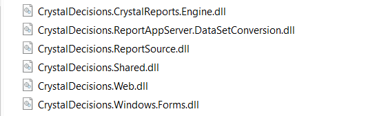 8tbxd ReportDocument of Crystal Report is throwing error