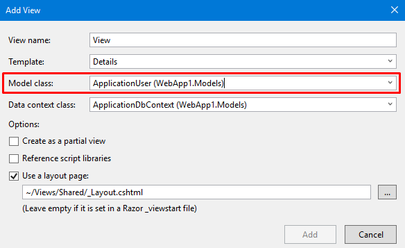 albao Add View Screenshot