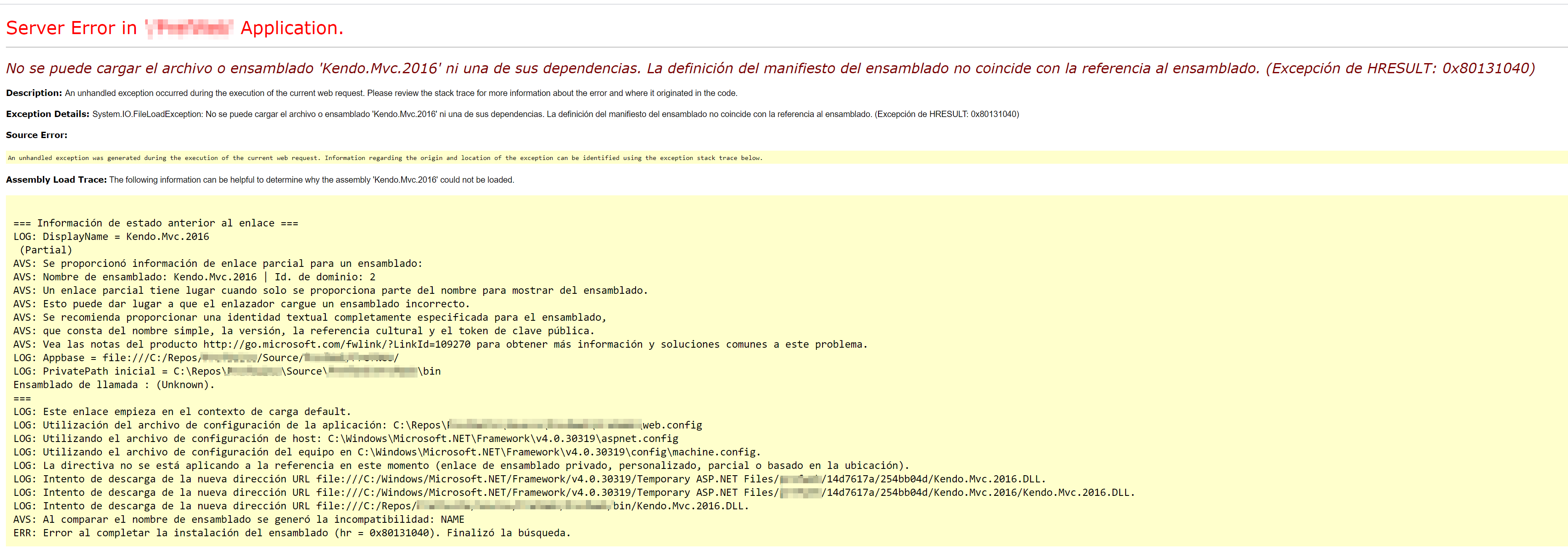 av4o5 Impossible to load two versions of the same libary in ASP.NET MVC