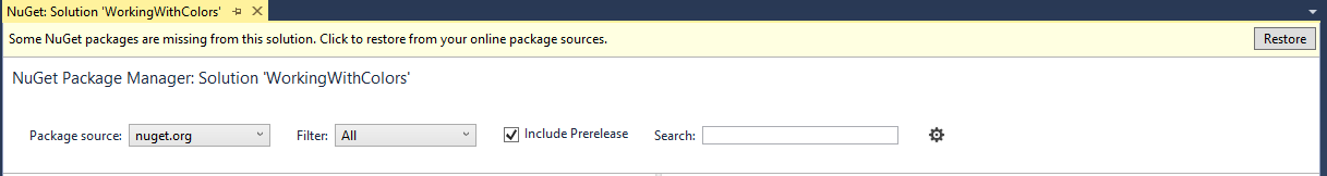 cbxbpmx How do I enable NuGet Package Restore in Visual Studio?