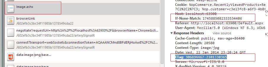 Cache-Control with ETag