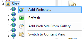 ASP.NET 5 project hosting on IIS