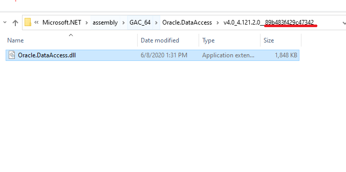 famnu The provider is not compatible with the version of Oracle client