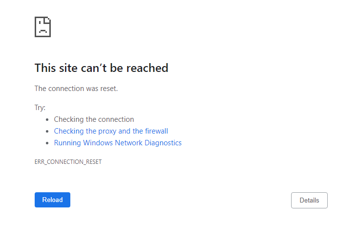 hkuqz Unable to connect to ASP.NET site when run locally through Visual Studio