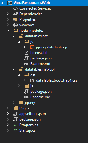igud4 Cannot import libraries from Node_Modules to ASP.NET CORE APP