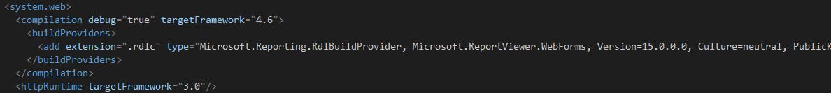 iscii RDLC report in Visual Studio 2017 does not run on hosting with .NET Framework 3.5, why?