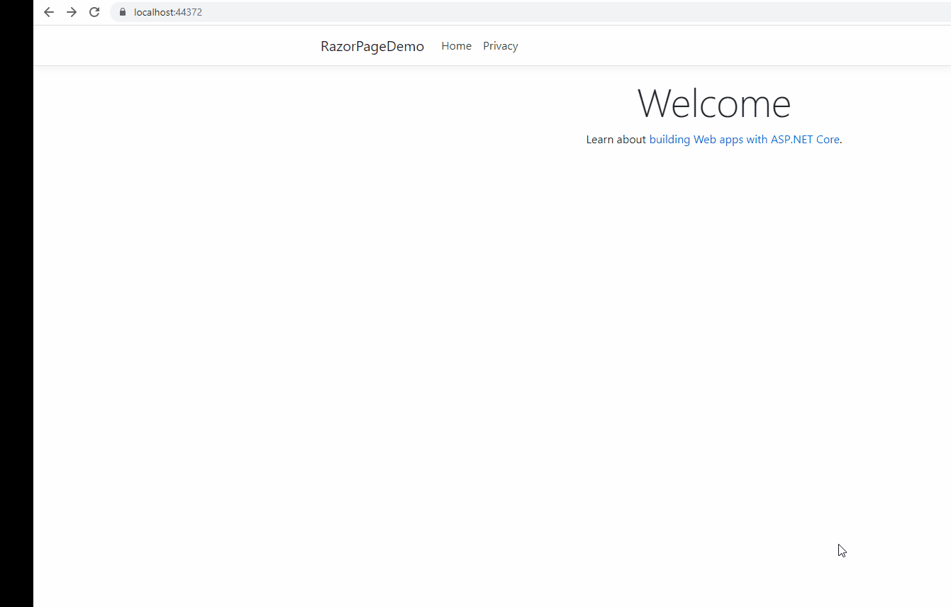 mlzsh How to do single page routing in dotnet 3