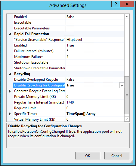 oaokp Disable Recycling for Configuration Change